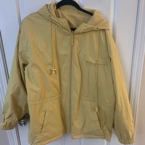 Giorgio Armani Women’s XL reversible yellow jacket